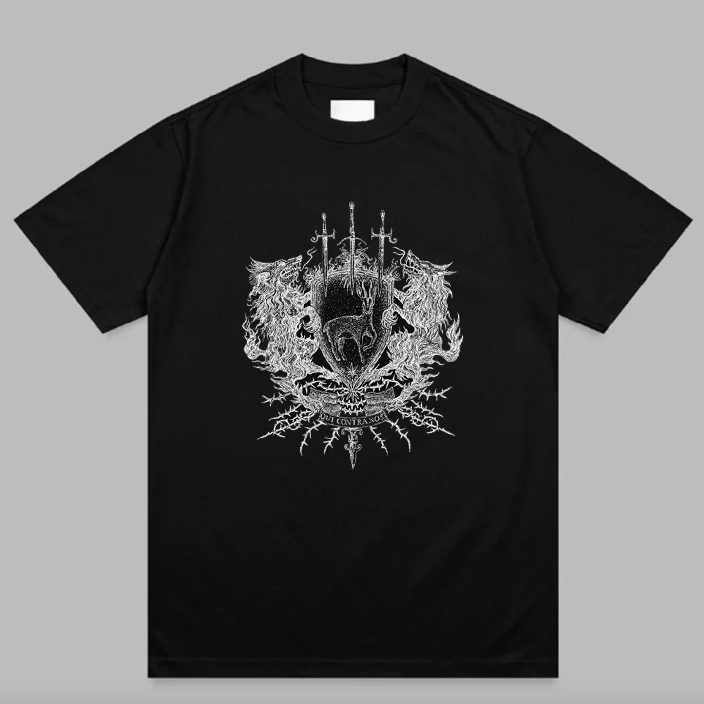 PRE-ORDER: Internet Girl - Coat of Arms (Black Tee)