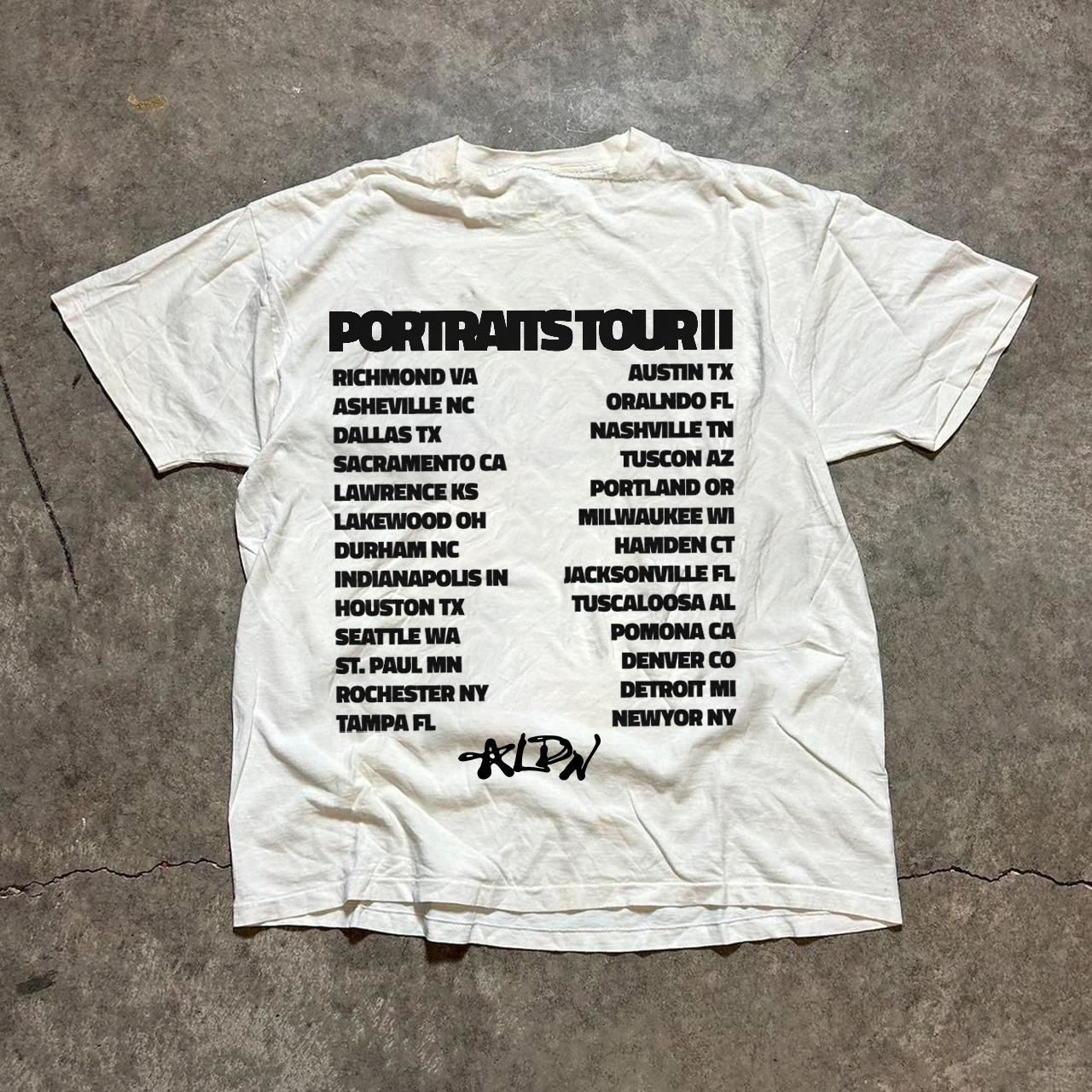 aldn - Portraits Tour II Tee