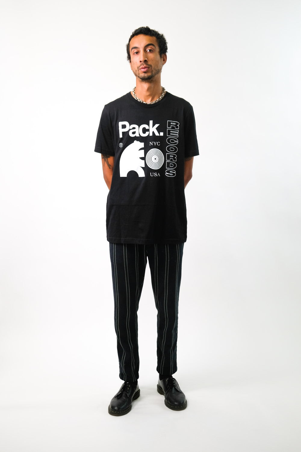 Pack Records Tee - Black