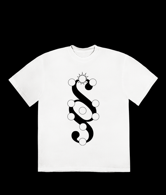 aldn - strung tour tee (white)