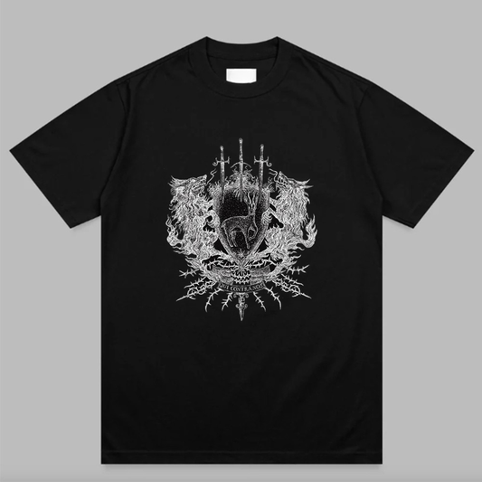 PRE-ORDER: Internet Girl - Coat of Arms (Black Tee)