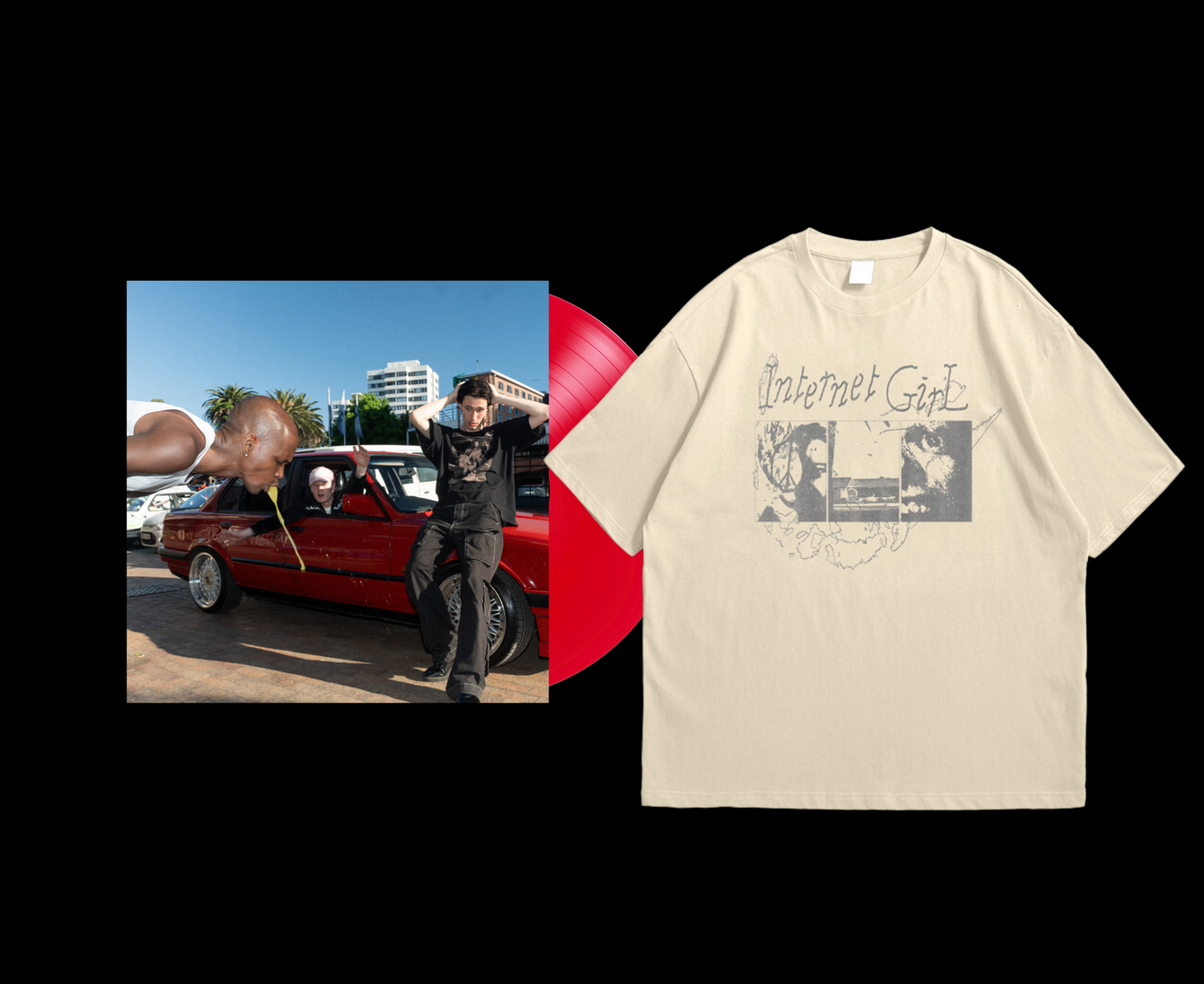 PRE-ORDER: Internet Girl - Tee + Vinyl Bundle