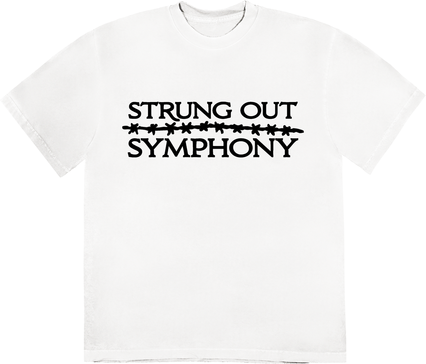 aldn - Barbed Wire Strung Tee (White Tee)