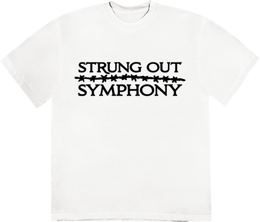 aldn - Barbed Wire Strung Tee (White Tee)