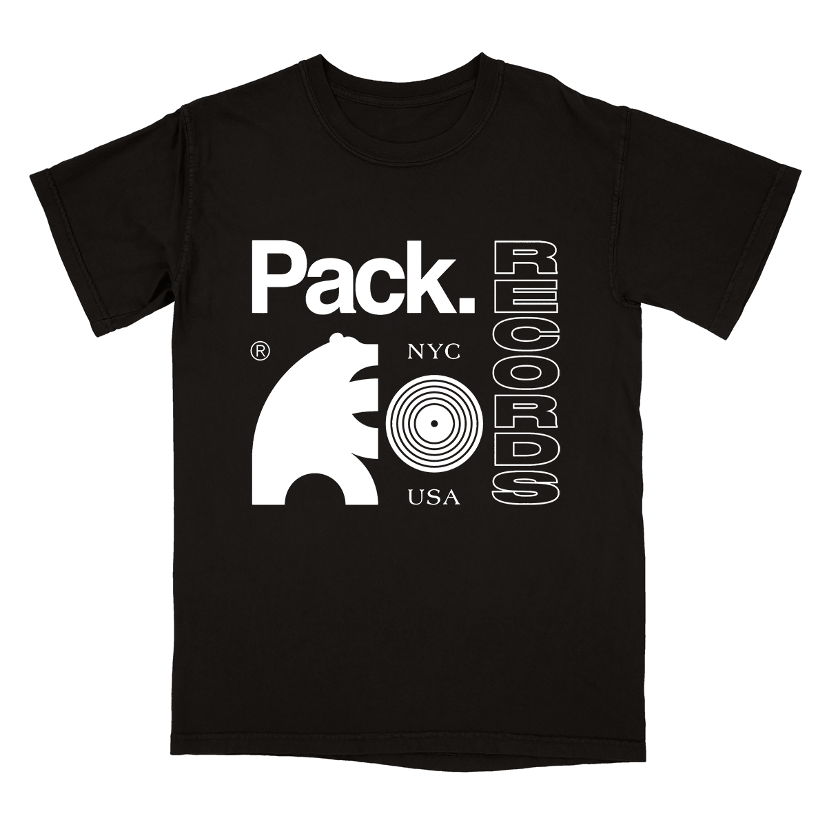 Pack Records Tee - Black