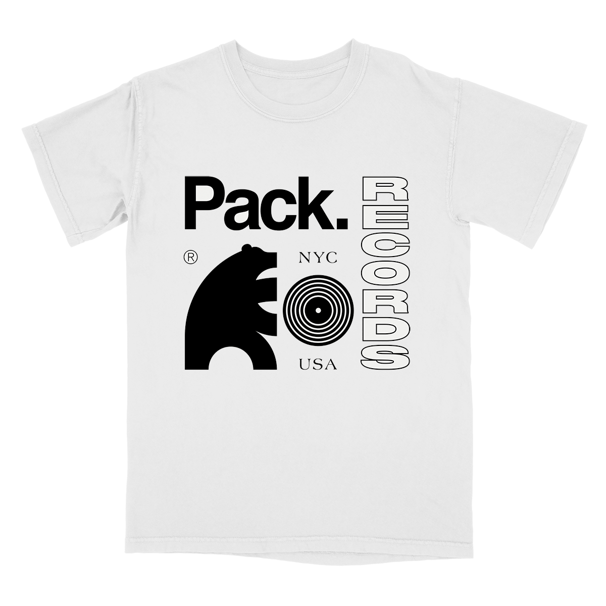 Pack Records - White Tee
